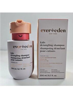 evereden kids detangling shampoo 6.7 fl oz baby Shower Gift clean bathtime